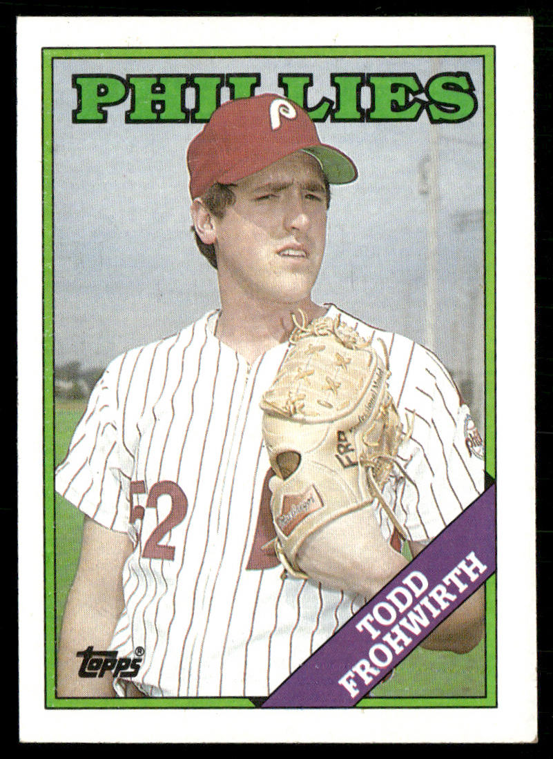 Todd Frohwirth 1988 Topps #378 RC Philadelphia Phillies