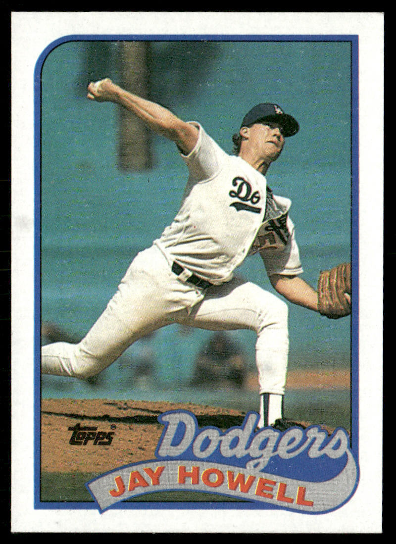 Jay Howell 1989 Topps #425 Los Angeles Dodgers front