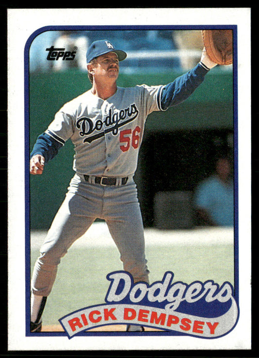 Rick Dempsey 1989 Topps #606 Los Angeles Dodgers