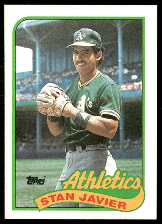 Stan Javier 1989 Topps #622 Oakland Athletics