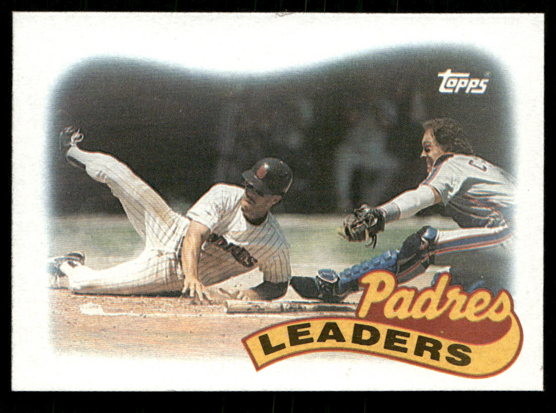 Padres Leaders 1989 Topps #231 San Diego Padres front
