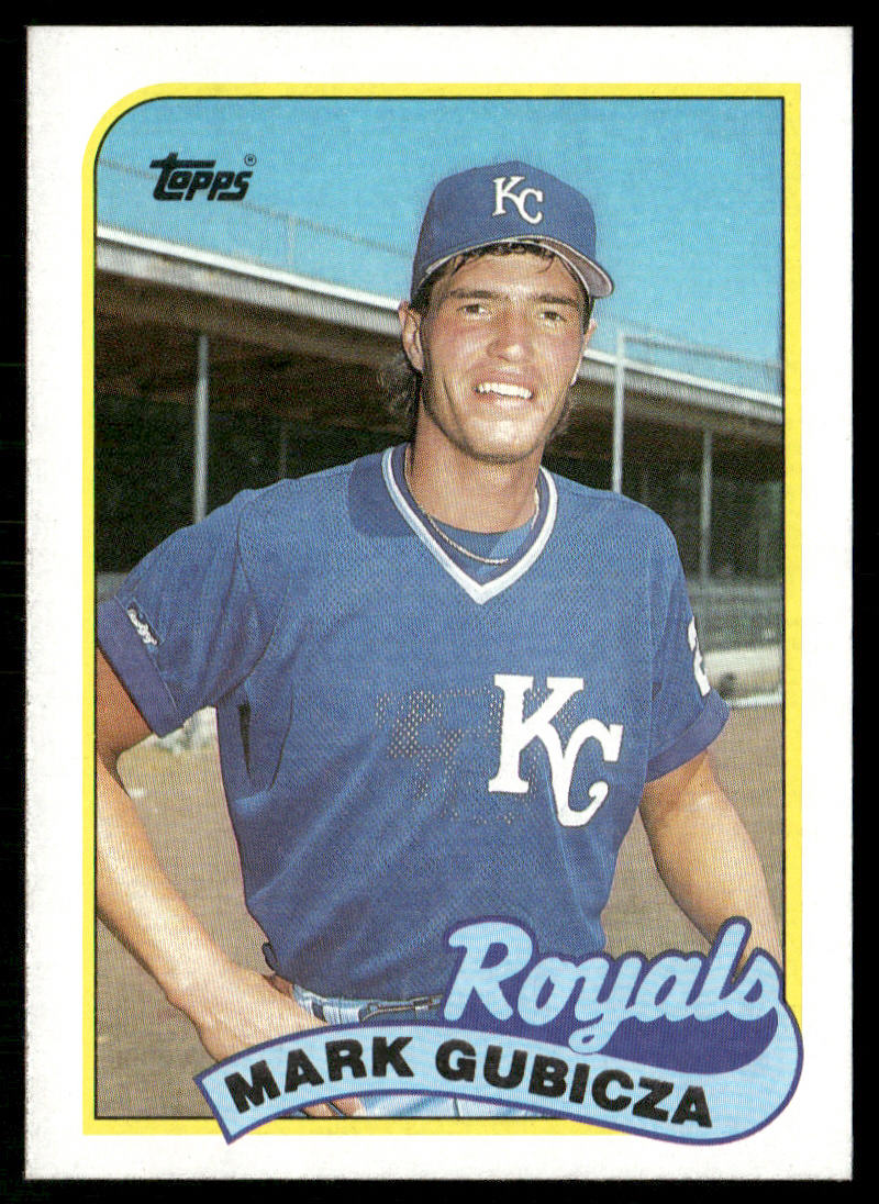 Mark Gubicza 1989 Topps #430 Kansas City Royals front