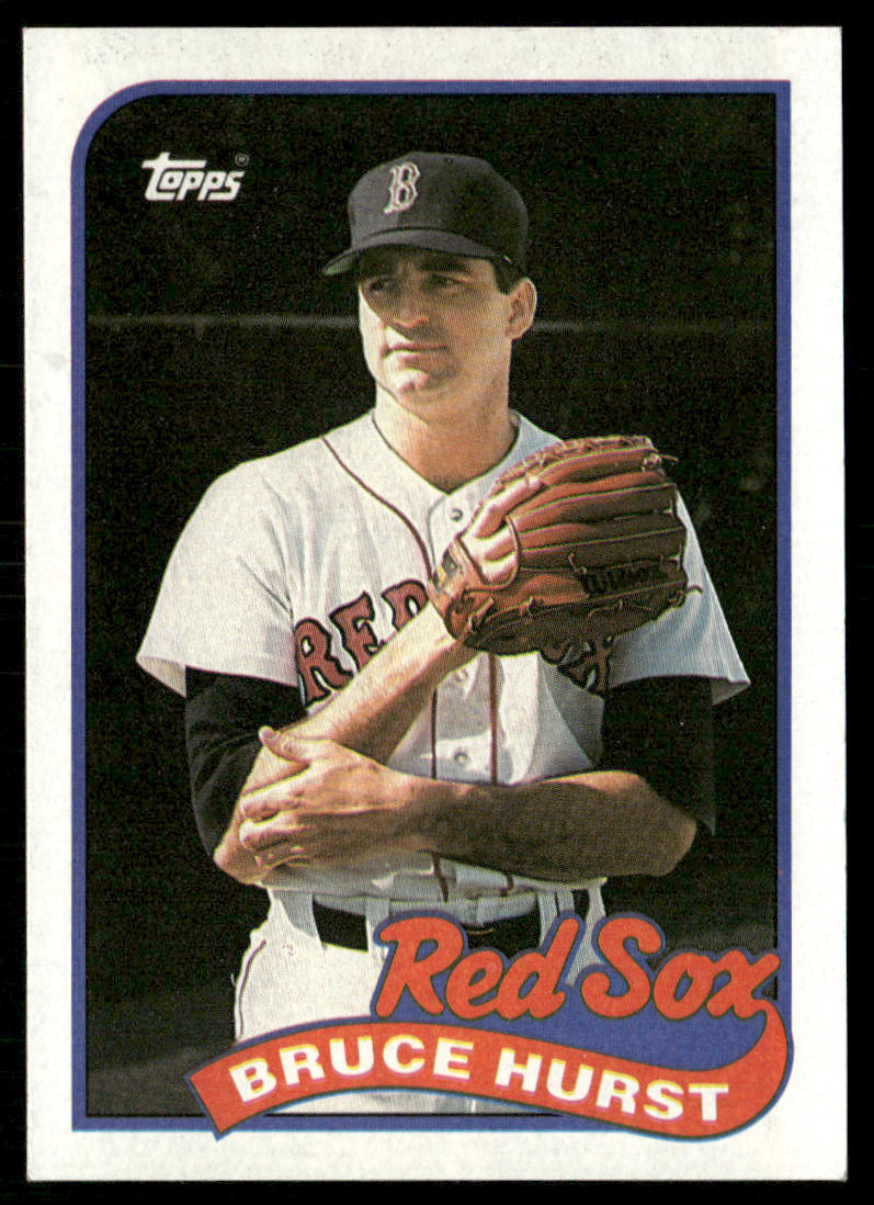 Bruce Hurst 1989 Topps #675 Boston Red Sox front