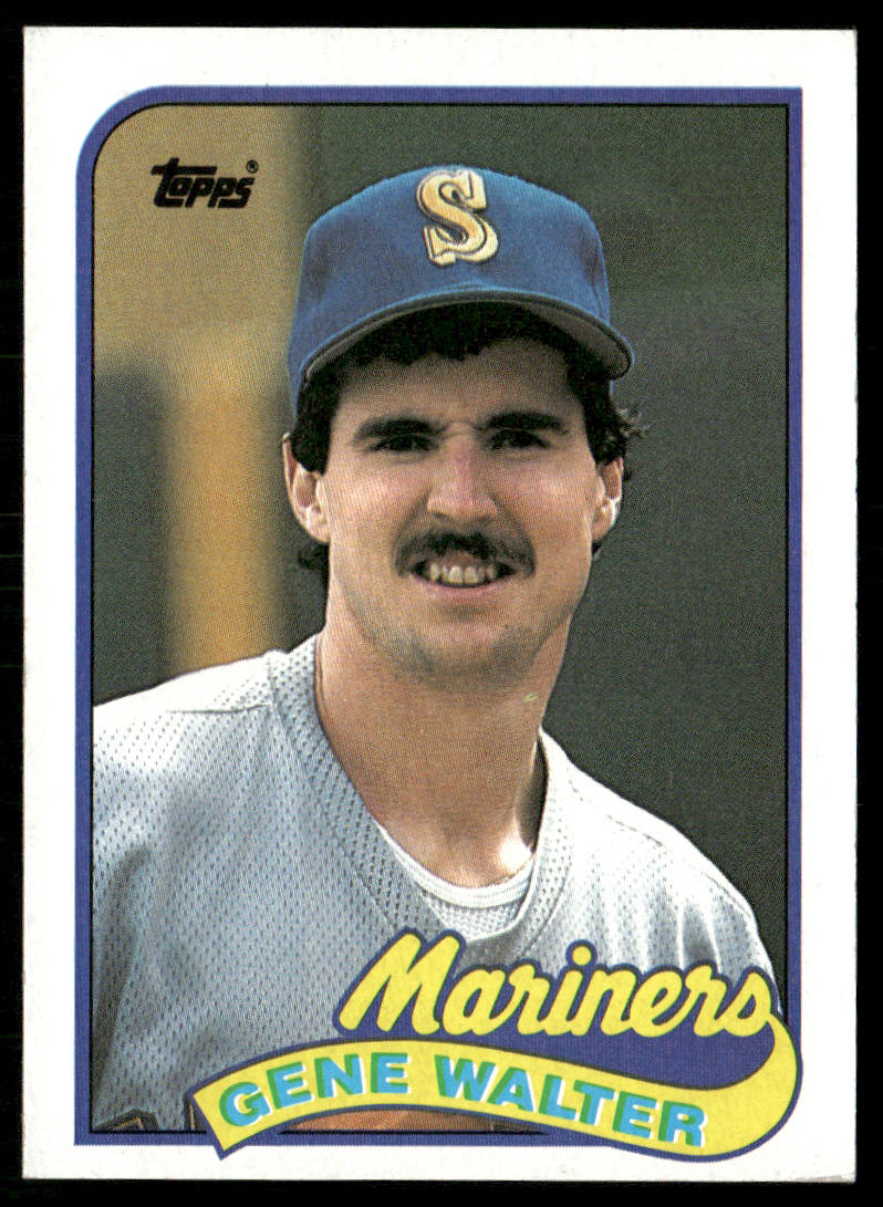 Gene Walter 1989 Topps #758 Seattle Mariners front