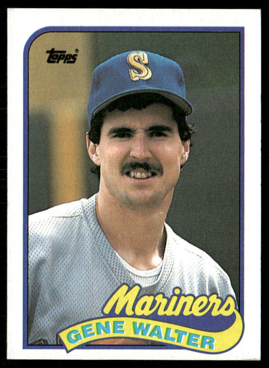 Gene Walter 1989 Topps #758 Seattle Mariners front