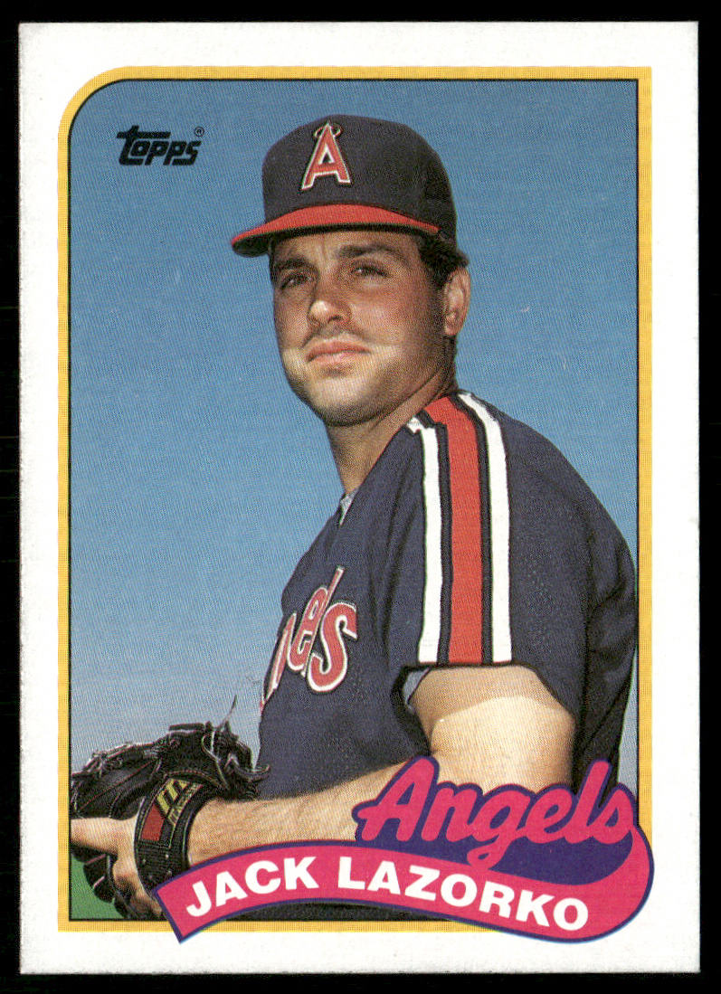 Jack Lazorko 1989 Topps #362 California Angels front