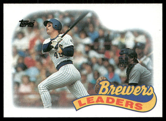 Brewers Leaders 1989 Topps #759 Milwaukee Brewers front