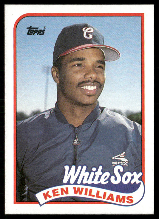 Ken Williams 1989 Topps #34 Chicago White Sox front