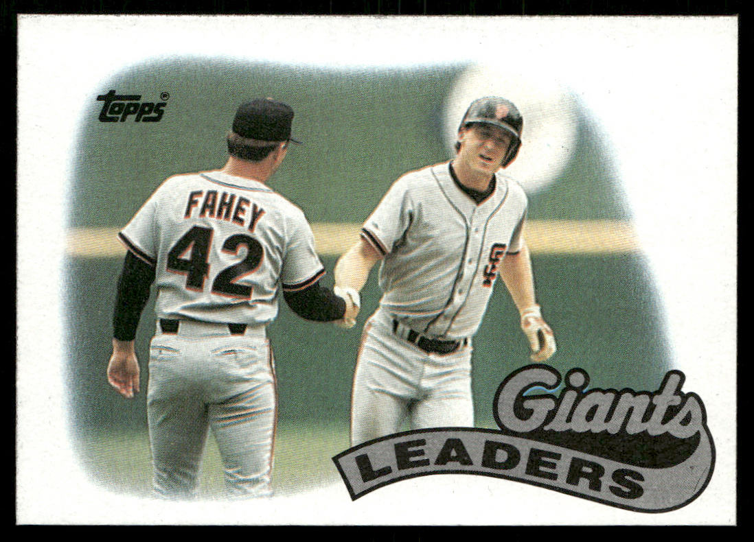 Giants Leaders 1989 Topps #351 San Francisco Giants