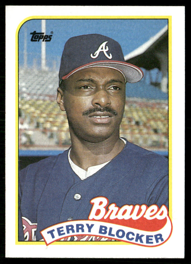 Terry Blocker 1989 Topps #76 RC Atlanta Braves