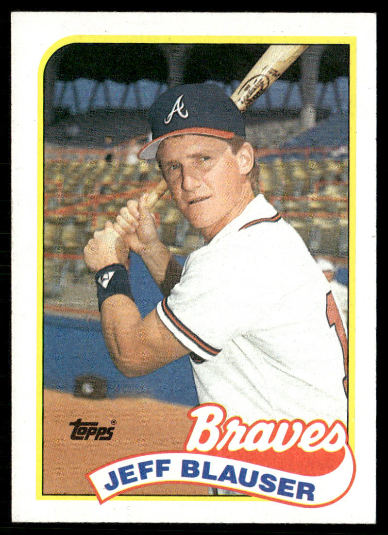 Jeff Blauser 1989 Topps #83 Atlanta Braves front