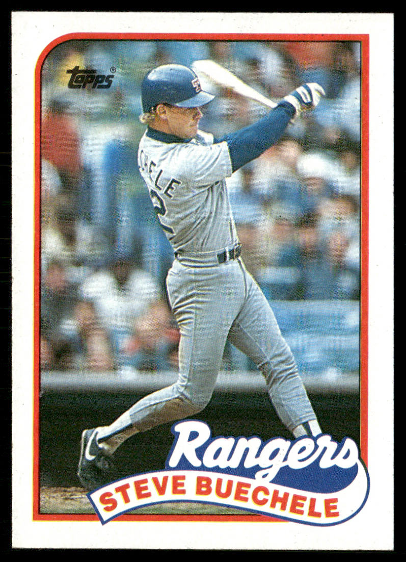 Steve Buechele 1989 Topps #732 Texas Rangers front
