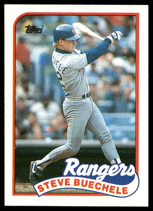 Steve Buechele 1989 Topps #732 Texas Rangers front