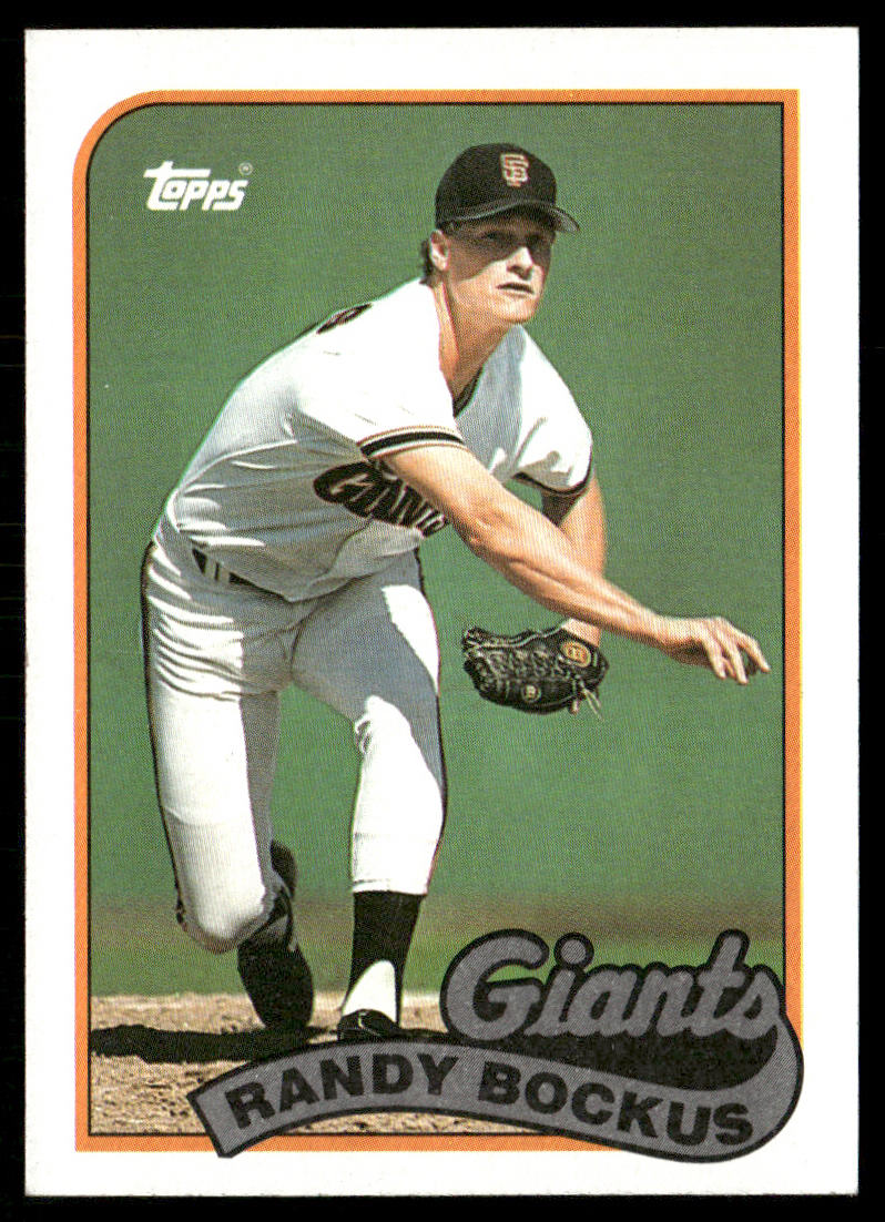 Randy Bockus 1989 Topps #733 San Francisco Giants