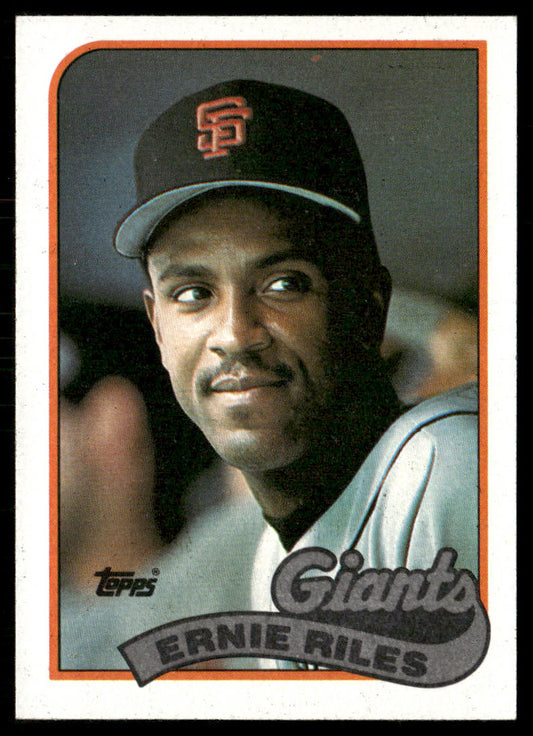 Ernie Riles 1989 Topps #676 San Francisco Giants front