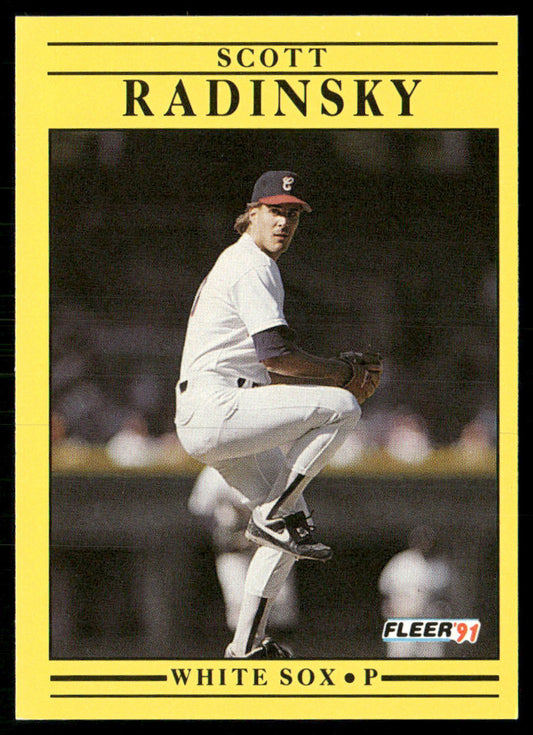 Scott Radinsky 1991 Fleer #135a Chicago White Sox