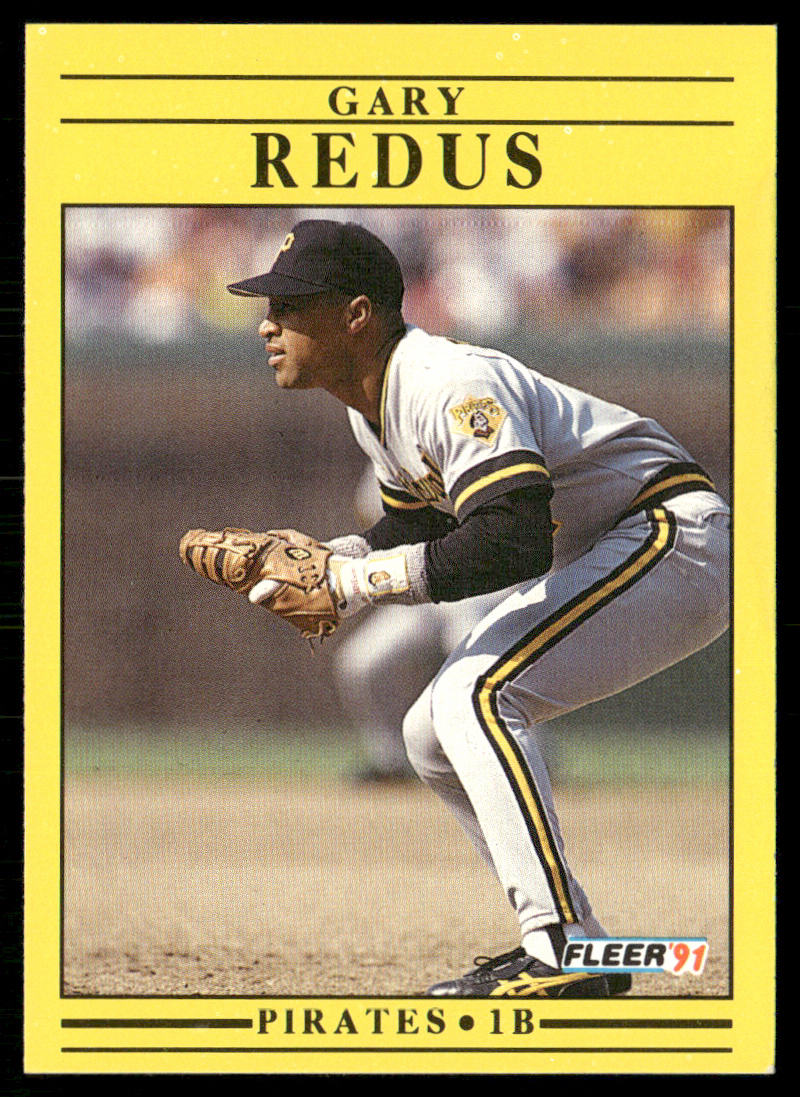 Gary Redus 1991 Fleer #47b Pittsburgh Pirates front