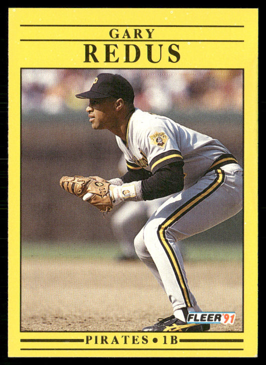 Gary Redus 1991 Fleer #47b Pittsburgh Pirates front