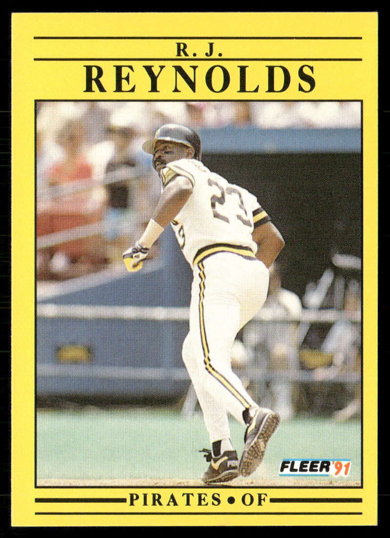 R.J. Reynolds 1991 Fleer #48a Pittsburgh Pirates