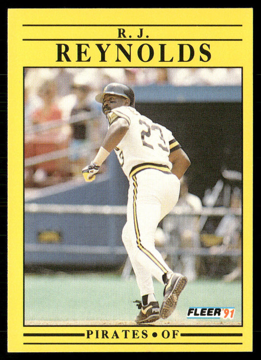 R.J. Reynolds 1991 Fleer #48a Pittsburgh Pirates