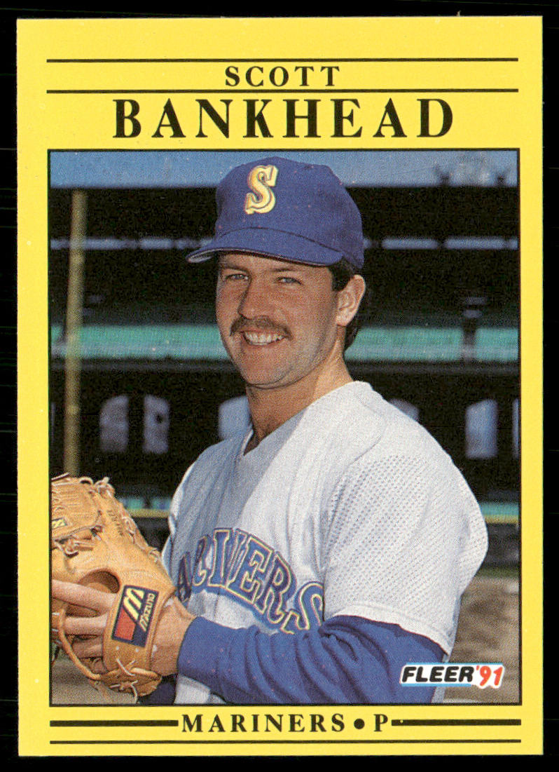 Scott Bankhead 1991 Fleer #442 Seattle Mariners front