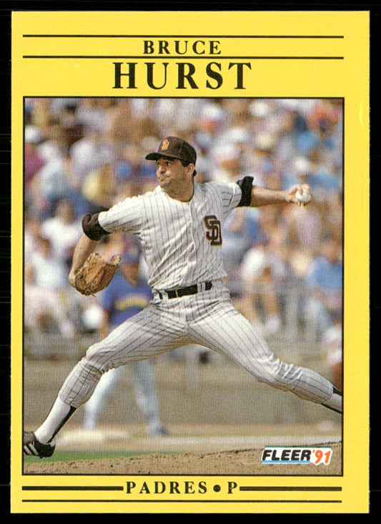 Bruce Hurst 1991 Fleer #533 San Diego Padres front