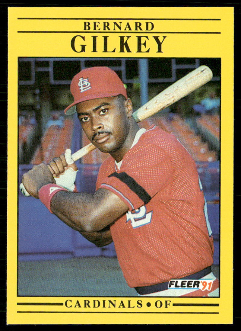 Bernard Gilkey 1991 Fleer #633 St. Louis Cardinals