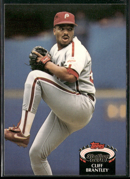 Cliff Brantley 1992 Stadium Club #583b RC Philadelphia Phillies