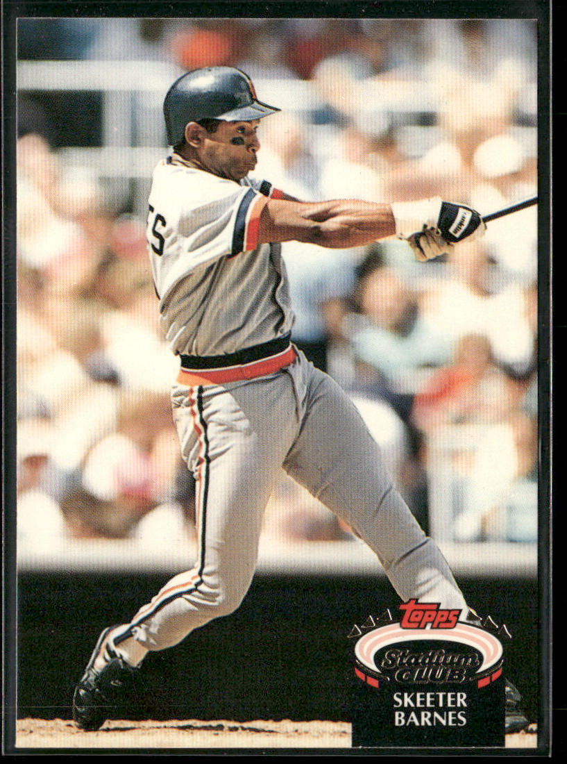 Skeeter Barnes 1992 Stadium Club #585 Detroit Tigers