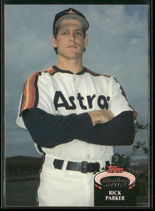 Rick Parker 1992 Stadium Club #769b Houston Astros