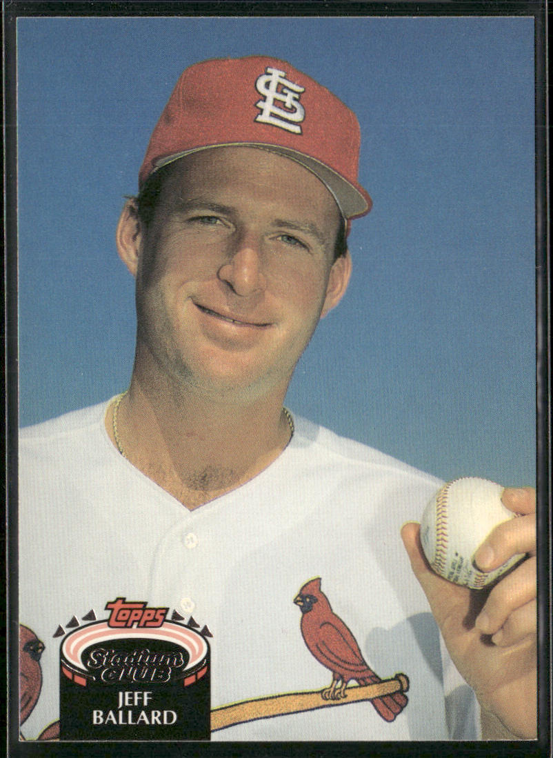 Jeff Ballard 1992 Stadium Club #771b St. Louis Cardinals