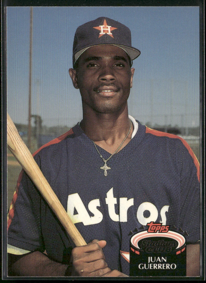 Juan Guerrero 1992 Stadium Club #775 RC Houston Astros