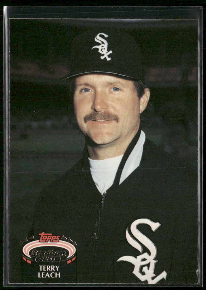 Terry Leach 1992 Stadium Club #778 Chicago White Sox