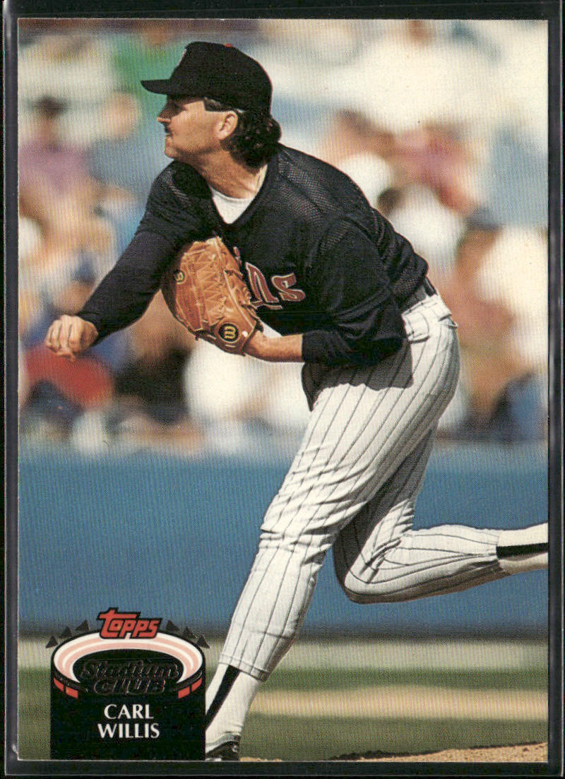 Carl Willis 1992 Stadium Club #779 Minnesota Twins