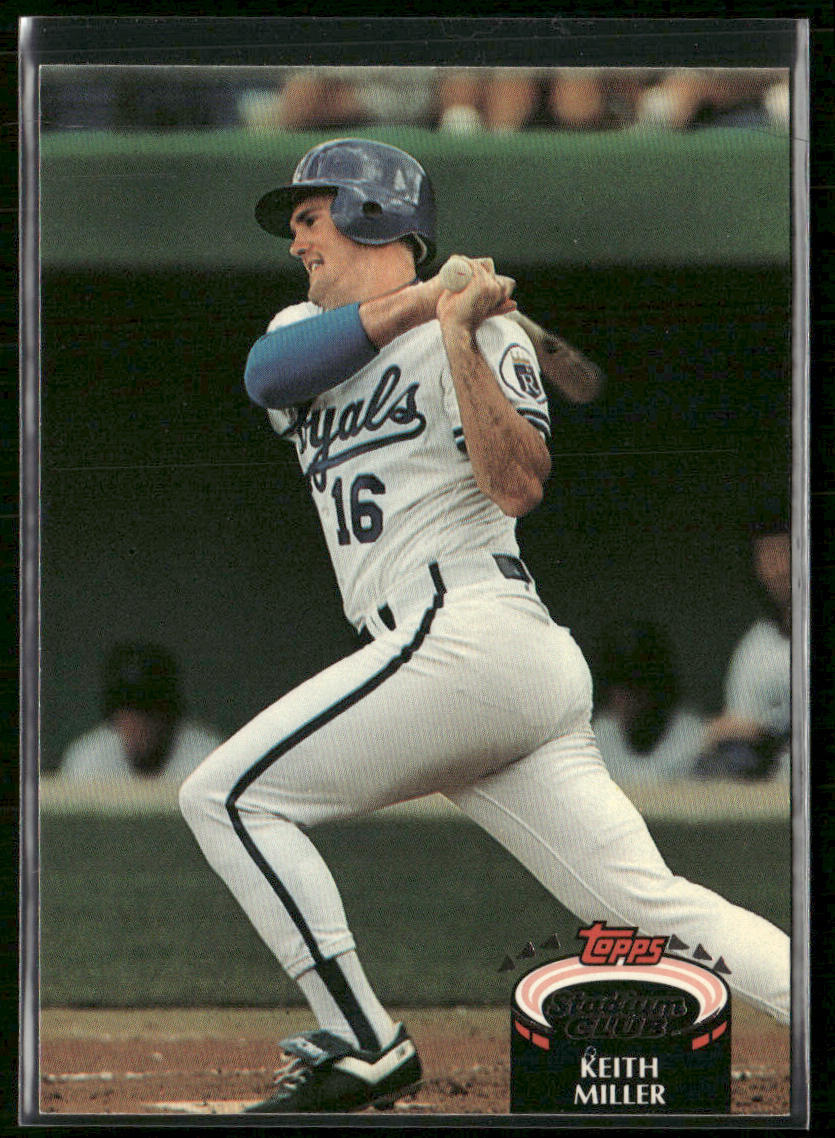 Keith Miller 1992 Stadium Club #786 Kansas City Royals