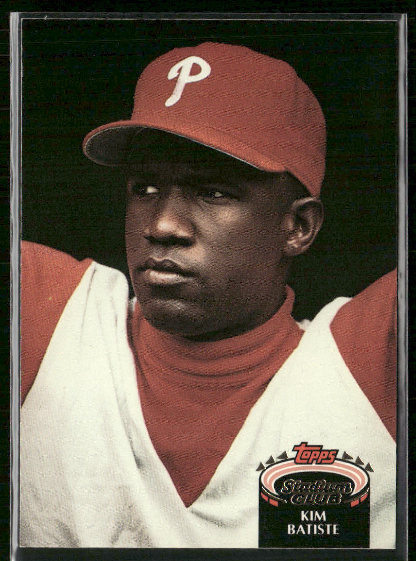 Kim Batiste 1992 Stadium Club #788b Philadelphia Phillies