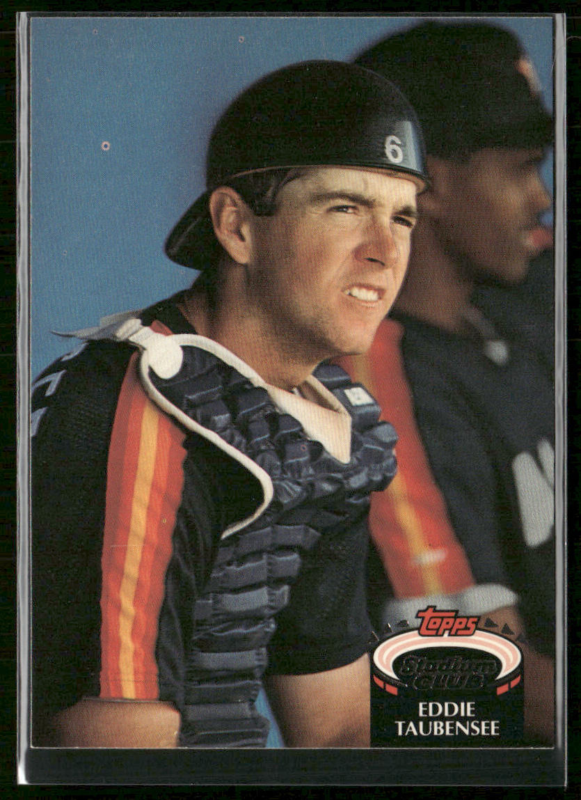 Eddie Taubensee 1992 Stadium Club #790b RC Houston Astros