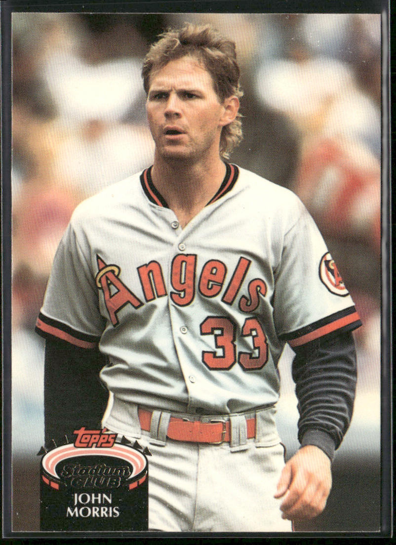 John Morris 1992 Stadium Club #796 California Angels