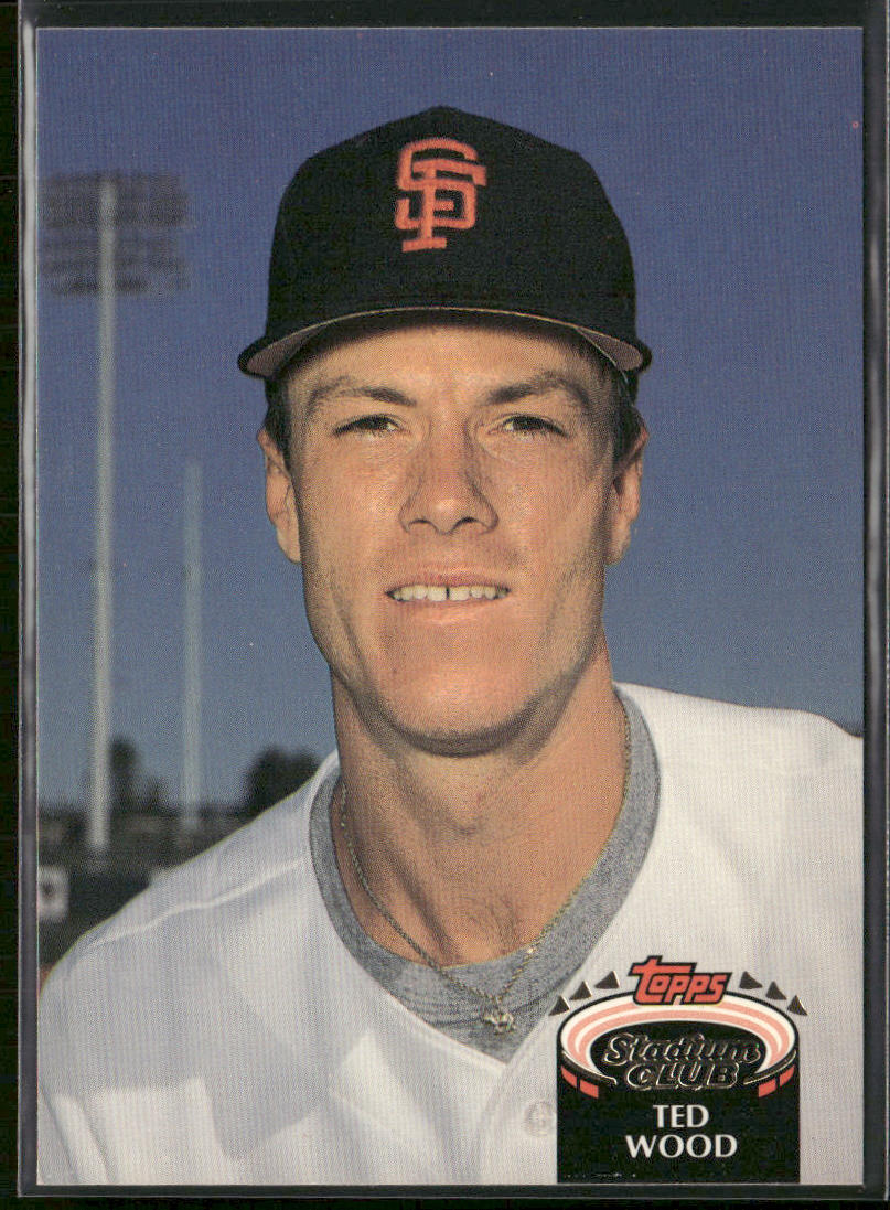 Ted Wood 1992 Stadium Club #799 RC San Francisco Giants