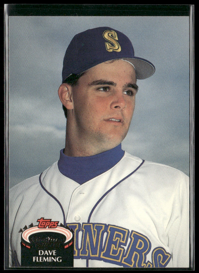 Dave Fleming 1992 Stadium Club #814b Seattle Mariners
