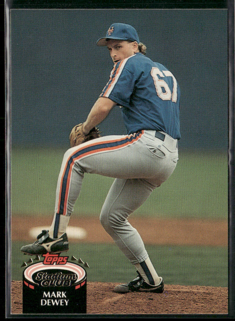 Mark Dewey 1992 Stadium Club #817 New York Mets