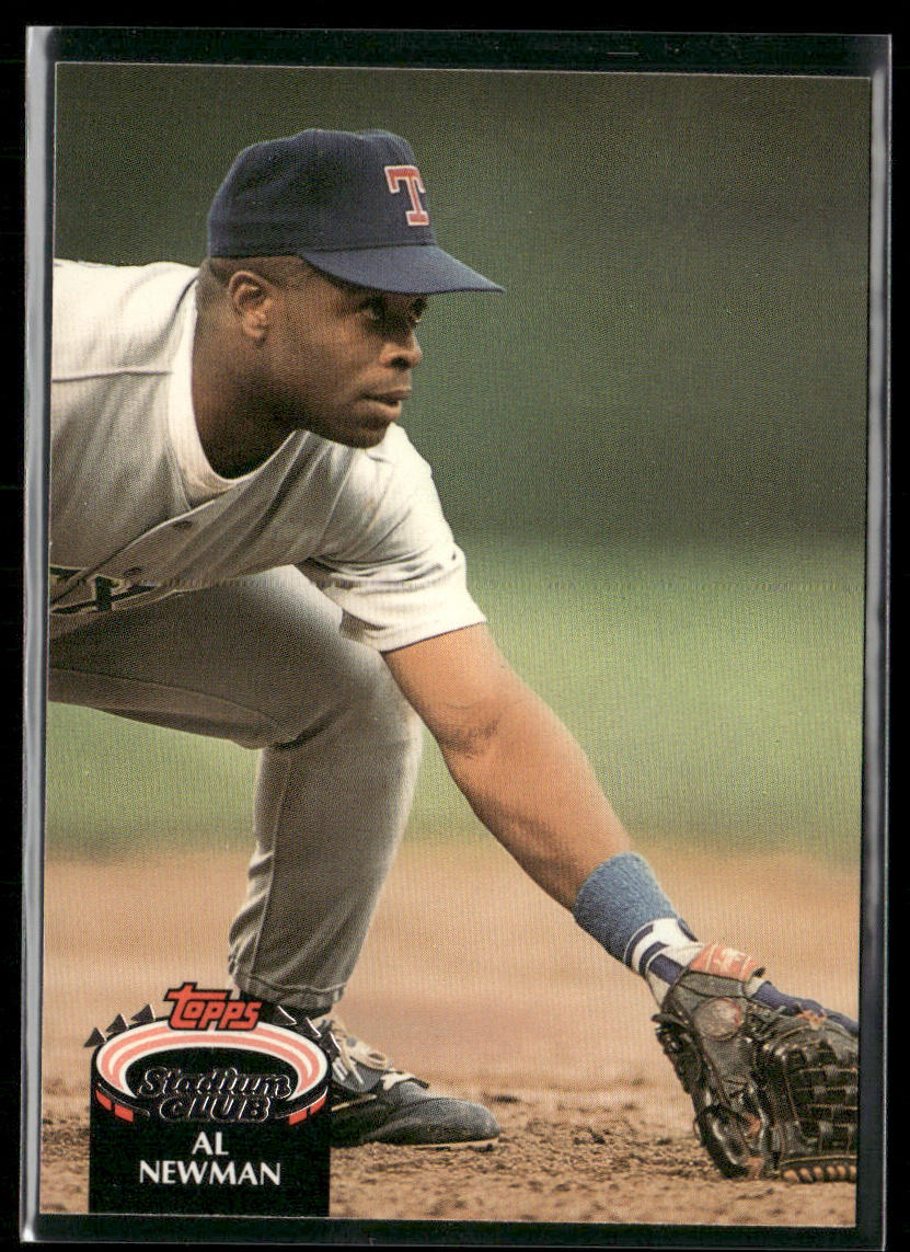 Al Newman 1992 Stadium Club #821b Texas Rangers