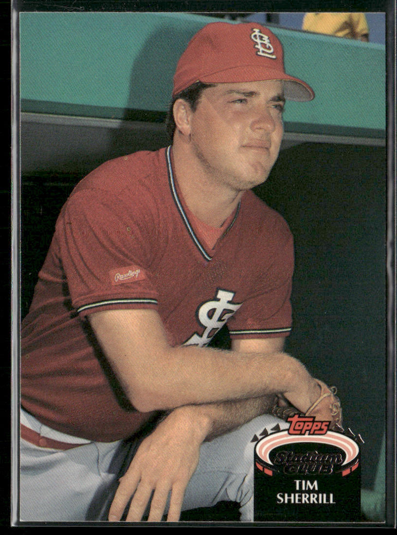Tim Sherrill 1992 Stadium Club #822 St. Louis Cardinals