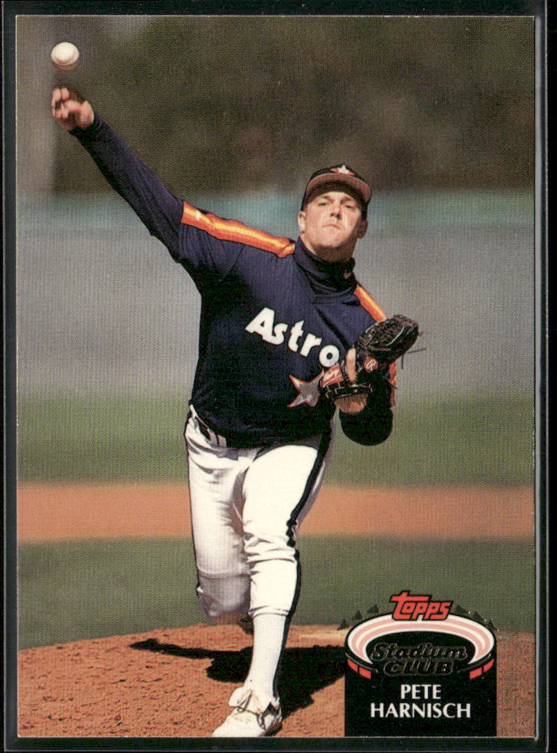 Pete Harnisch 1992 Stadium Club #391 Houston Astros