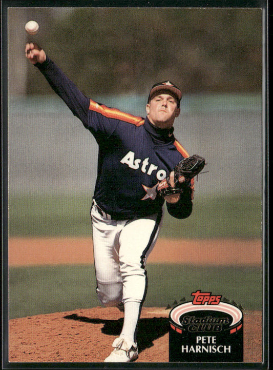 Pete Harnisch 1992 Stadium Club #391 Houston Astros
