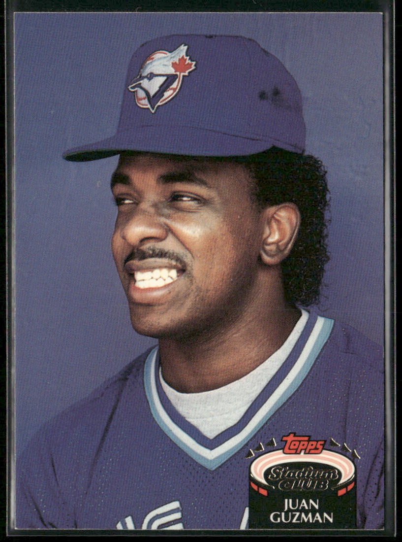 Juan Guzman 1992 Stadium Club #402 RC Toronto Blue Jays