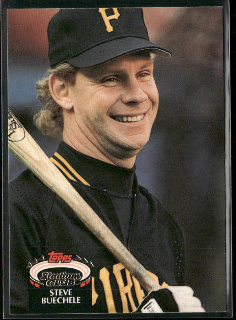Steve Buechele 1992 Stadium Club #405 Pittsburgh Pirates