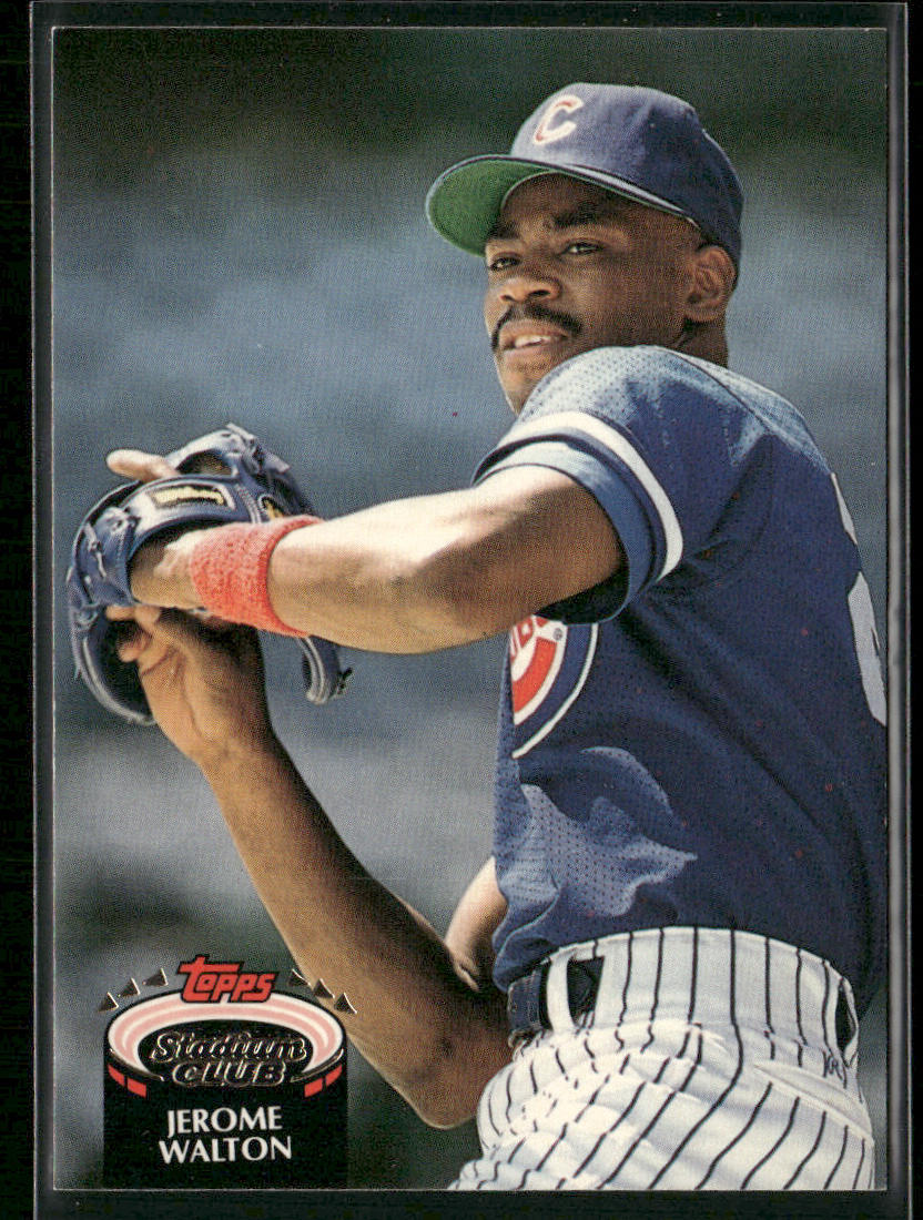 Jerome Walton 1992 Stadium Club #421 Chicago Cubs