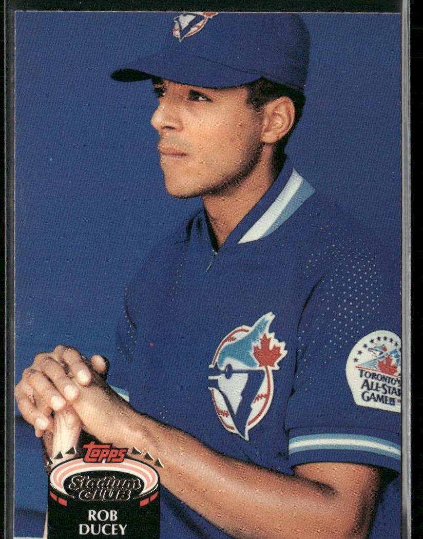 Rob Ducey 1992 Stadium Club #422b Toronto Blue Jays