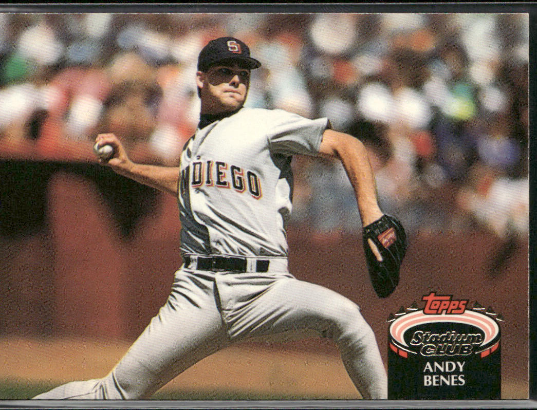 Andy Benes 1992 Stadium Club #423 San Diego Padres